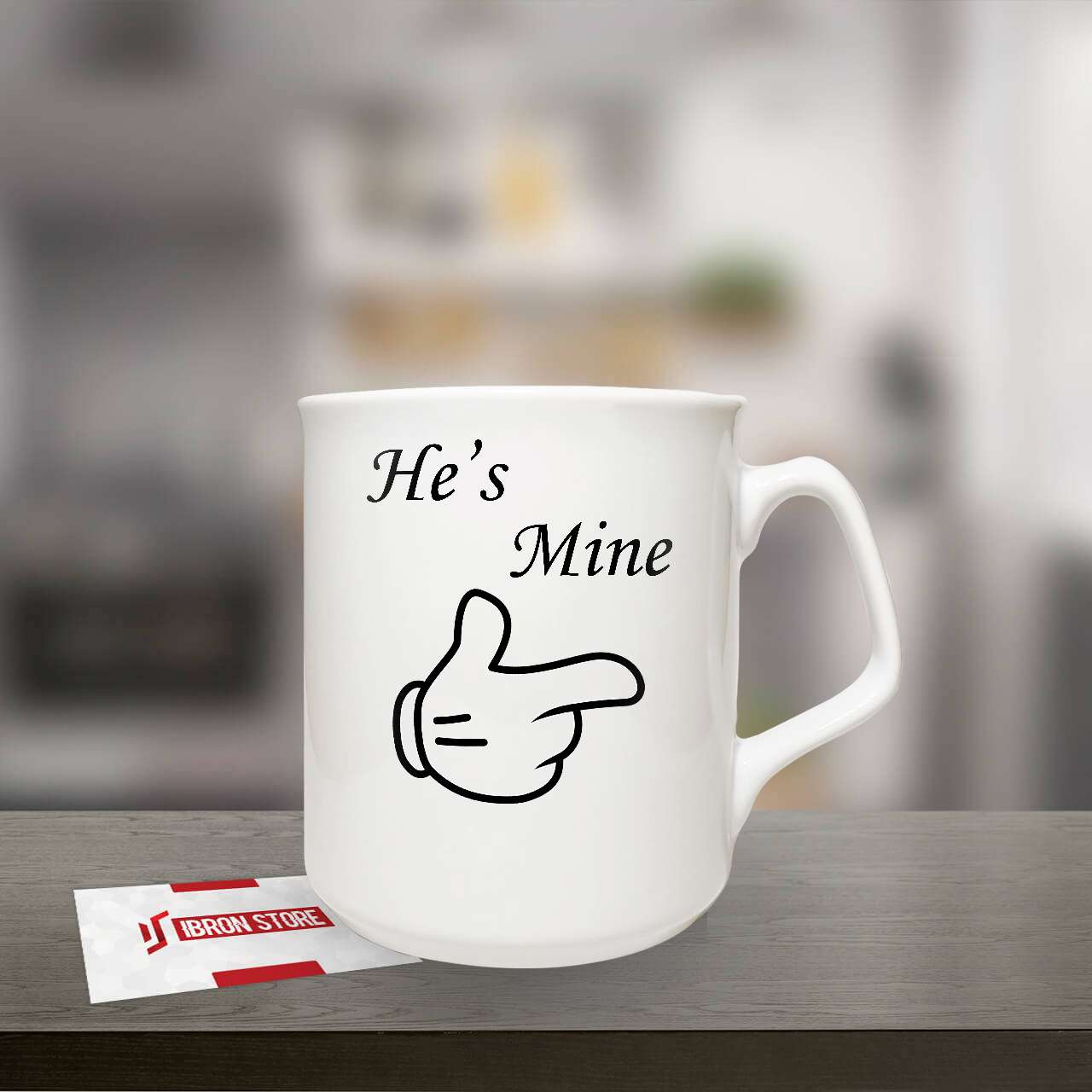 He is Mine mintás kávés bögre