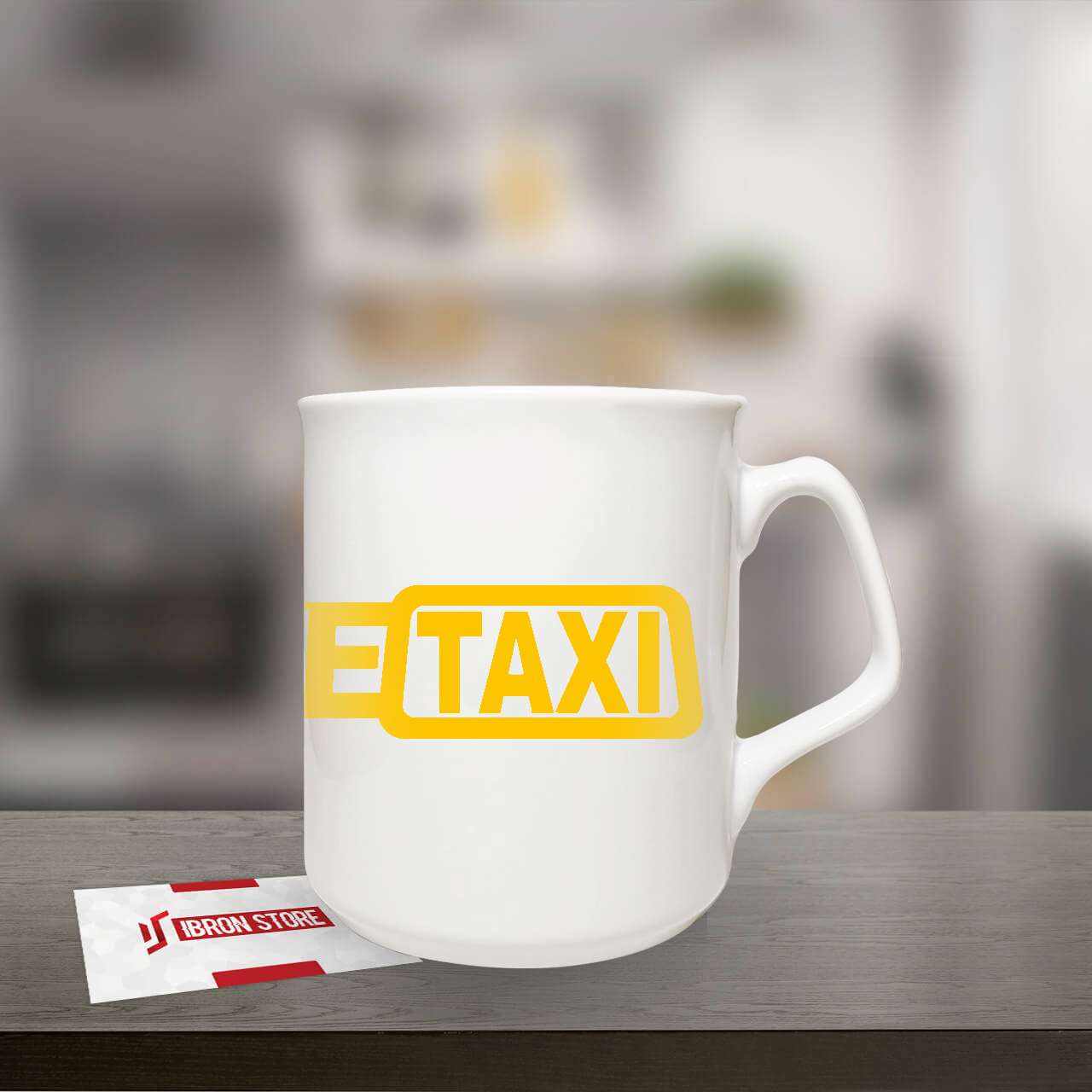 Fake Taxi (sárga) mintás kávés bögre