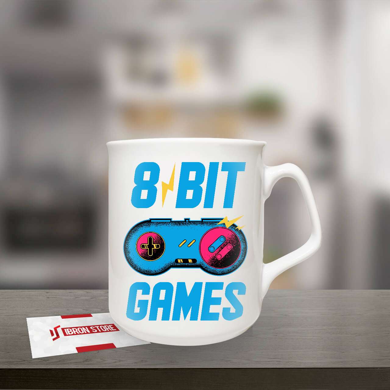 8 bit games mintás kávés bögre
