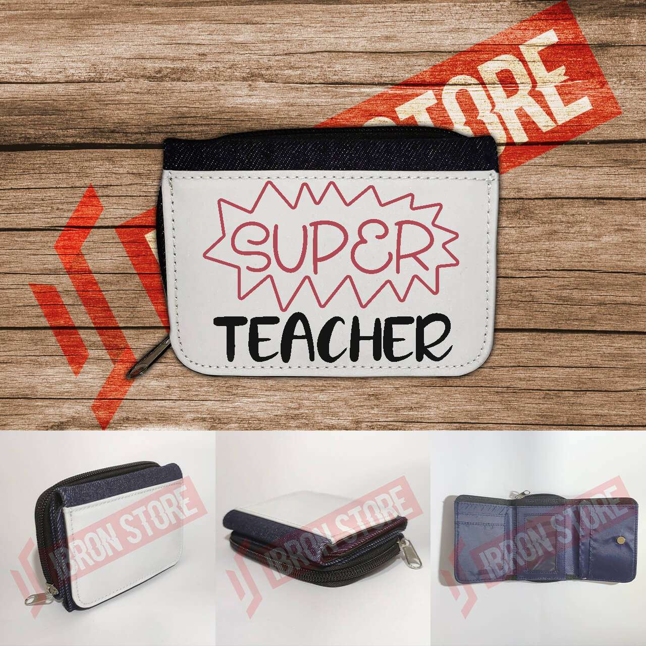 Super teacher mintás pénztárca