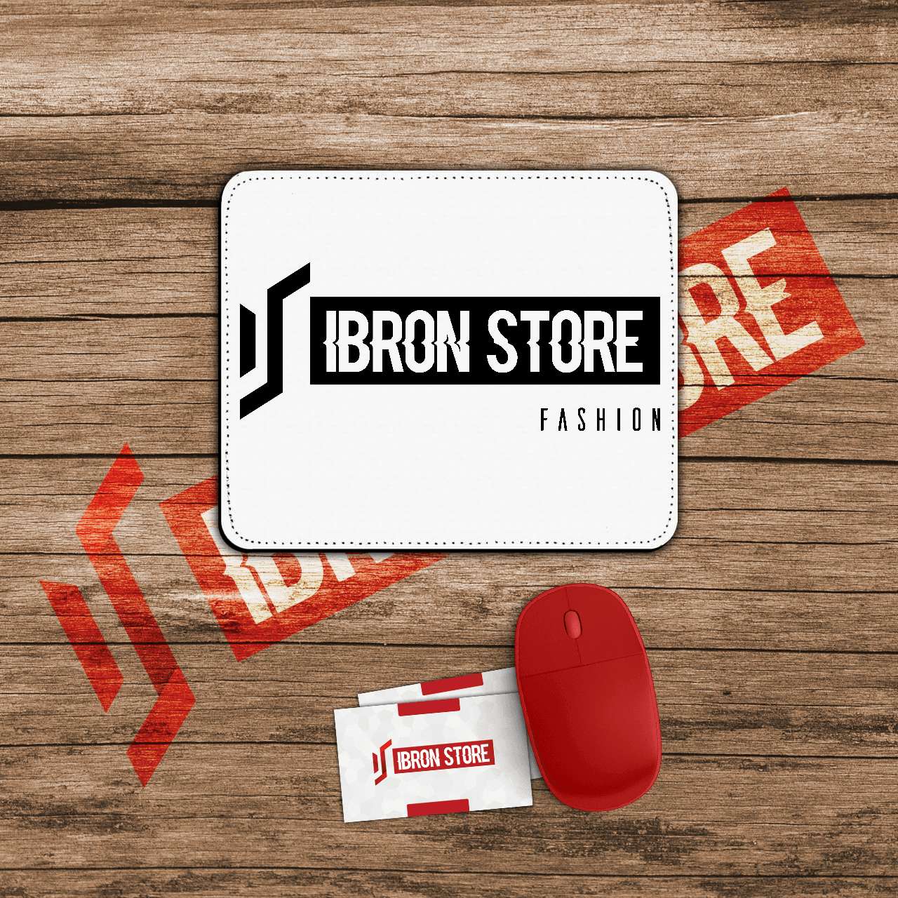 IbronStore Fashion (fekete) mintás prémium egérpad (6mm vastag)